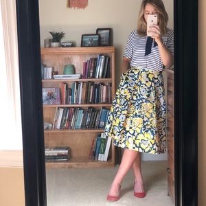 H&M White w/blue stripes blouse